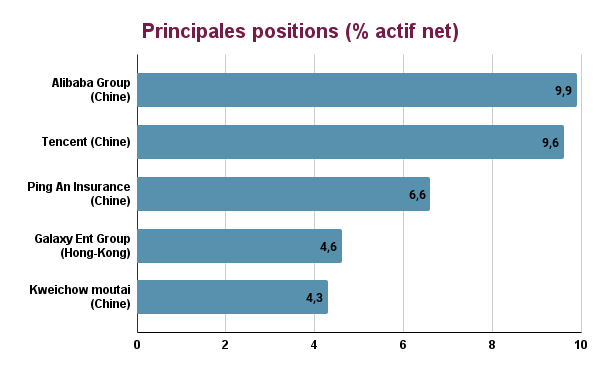Principales positions (Fidelity China)