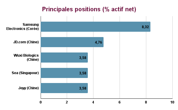 Principales positions carmignanc emergents